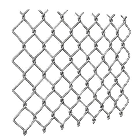 Сетка рабица оцинкованная 15х15х1,6 мм